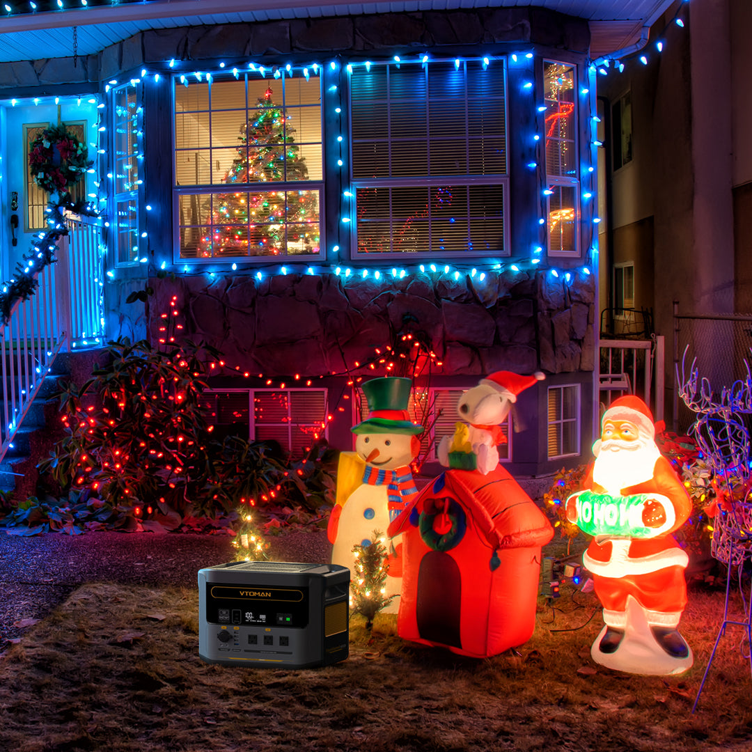 Portable Power Station: Power Your Christmas Lights – VTOMAN