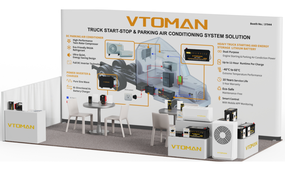 VTOMAN Showcases Next-Generation Truck Battery Solutions at MATS 2026