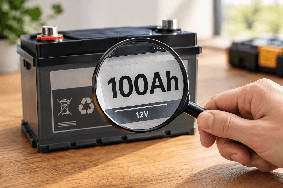 This is a cover image for a guide on what are amp hours on a battery