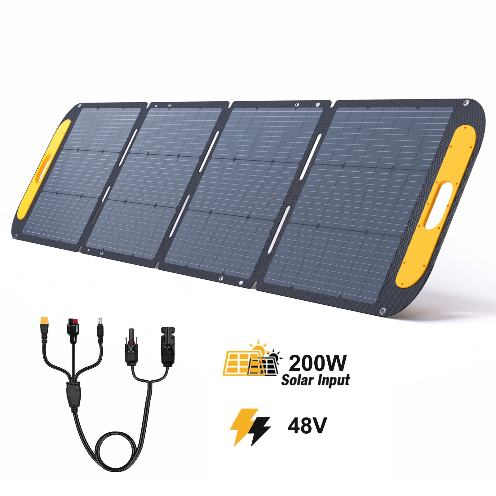 VTOMAN FlashSpeed 1500 with 200W Pro Solar Panel