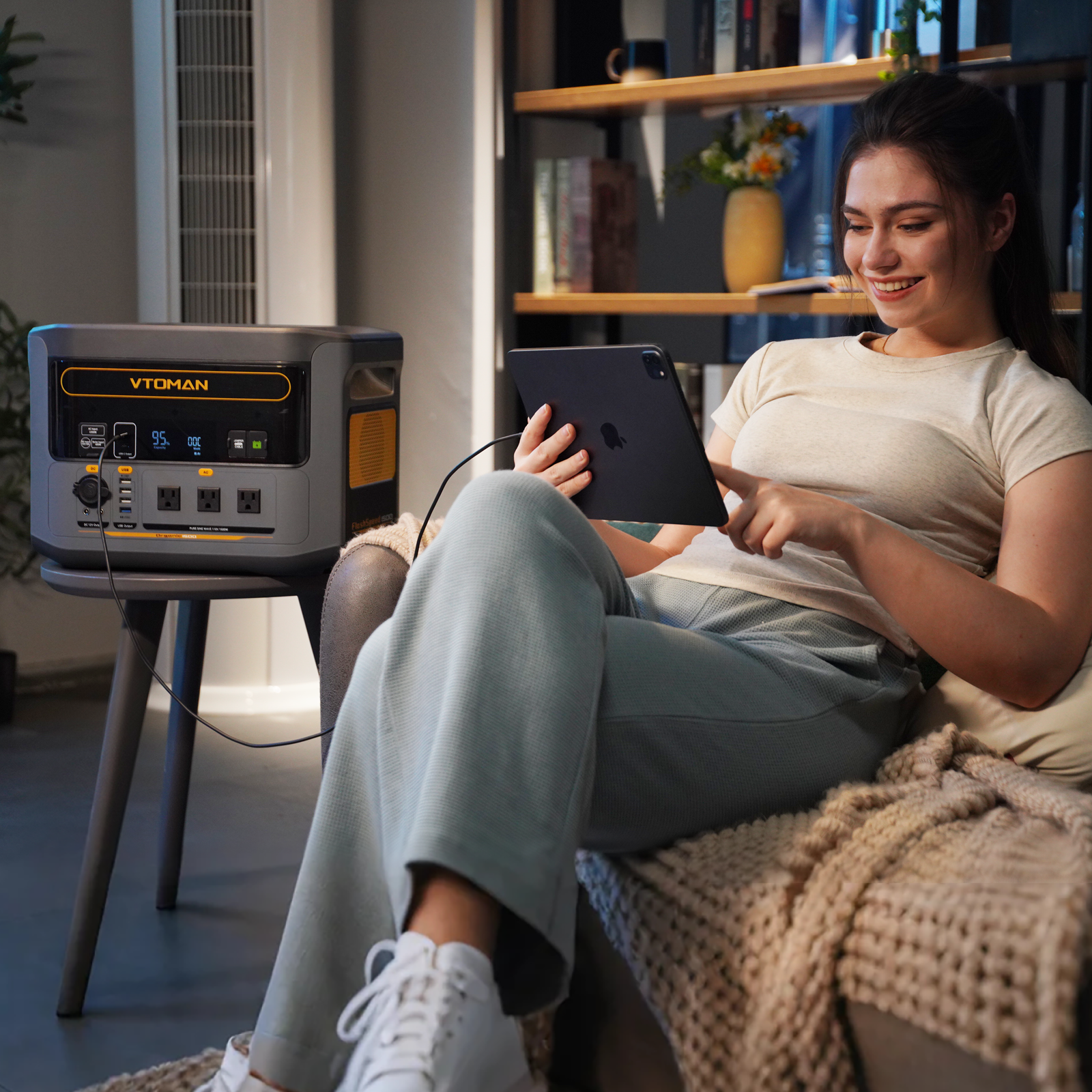 VTOMAN FlashSpeed 1500 with 1548Wh Extra Battery