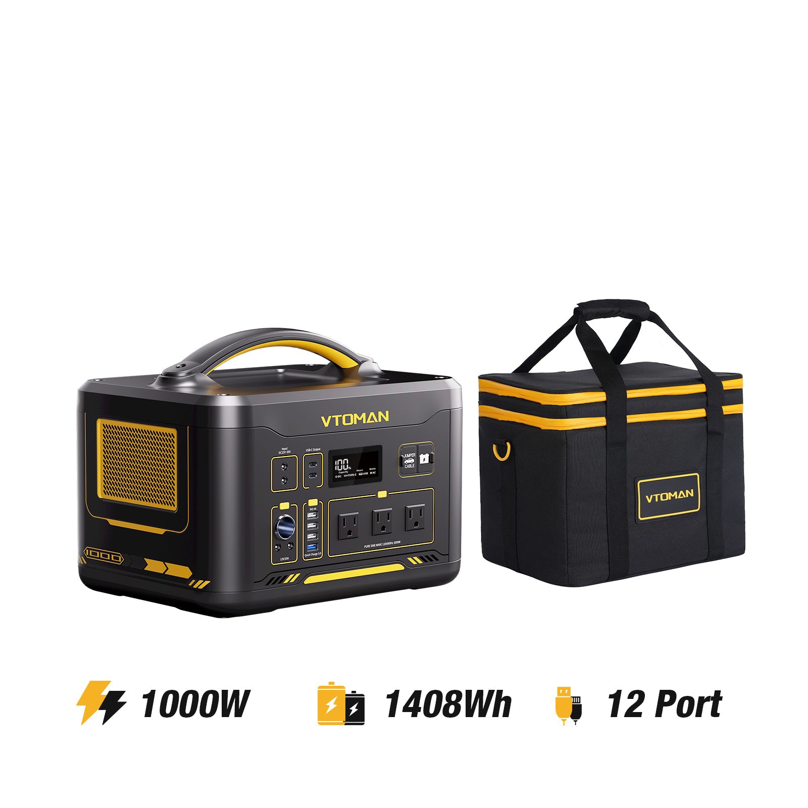 1000W Power Station | 1408Wh Capacity | Ultimate Energy