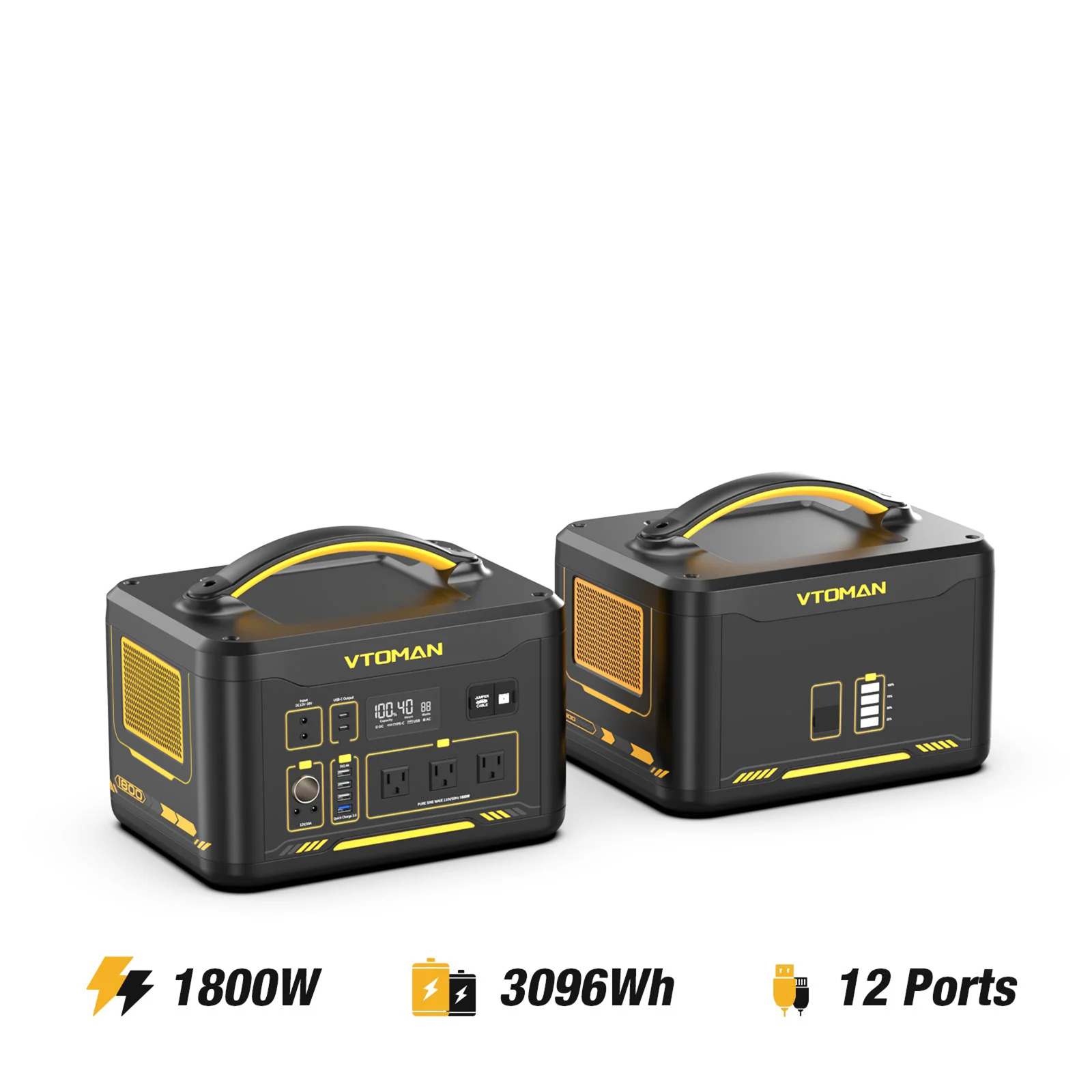 VTOMAN Jump 1800 with 1548Wh Extra Battery