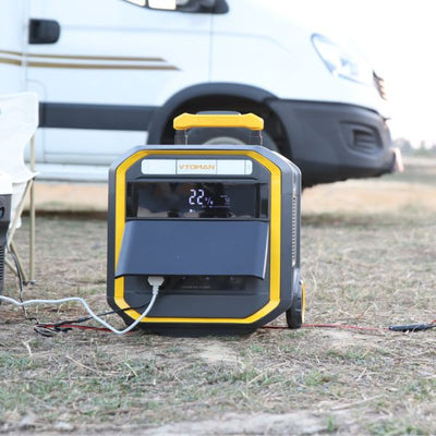 Portable power supply for outdoor use