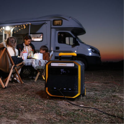Portable power supply for RVs outdoors