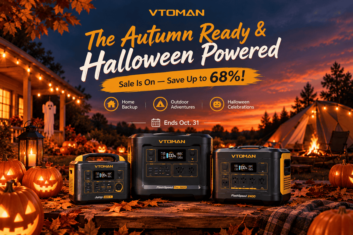 This is a cover image for  the Autumn Ready & Halloween Powered Sale