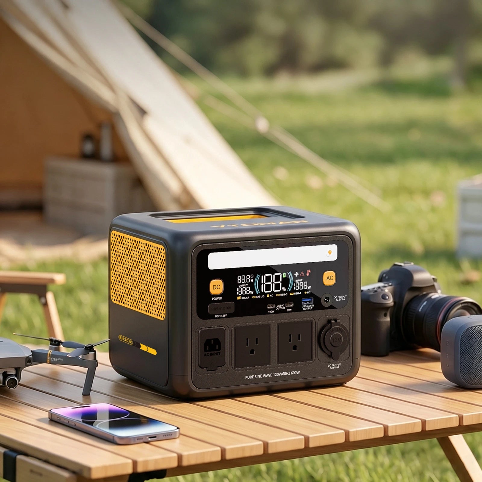 VTOMAN Jump 600X V-BEYOND™ Portable Power Station