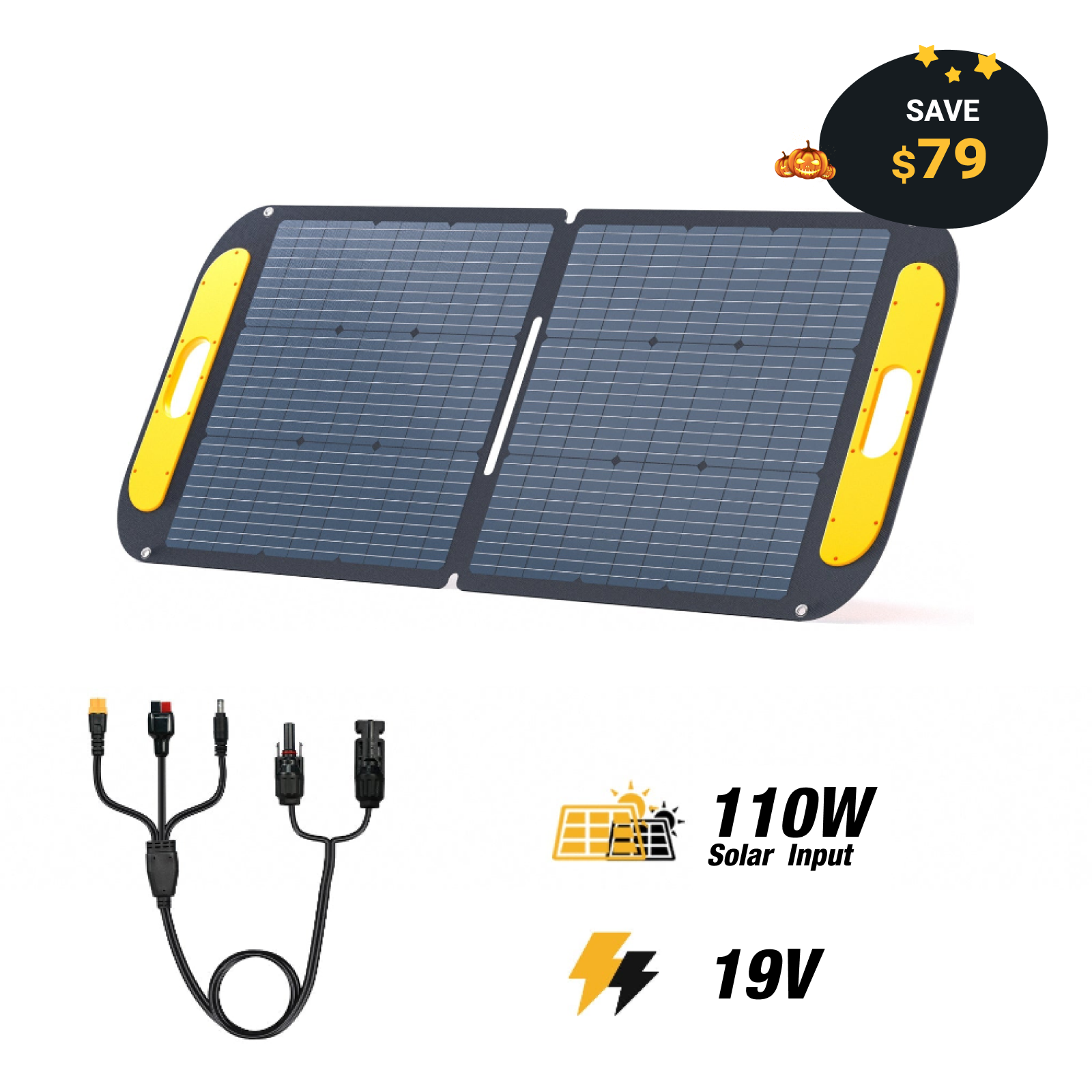 VTOMAN 110W Portable Solar Panel