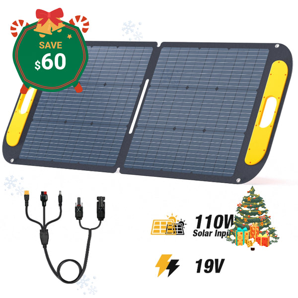 VTOMAN 110W Foldable Portable Solar Panel