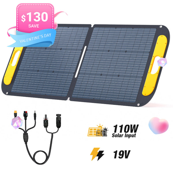 VTOMAN 110W Portable Solar Panel