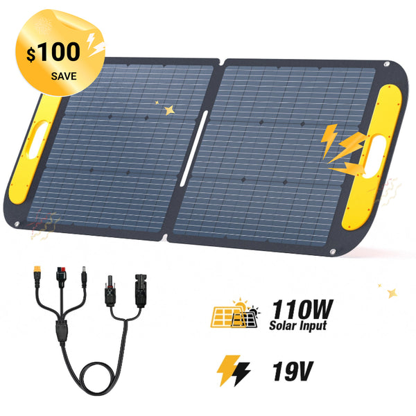 VTOMAN 110W Portable Solar Panel