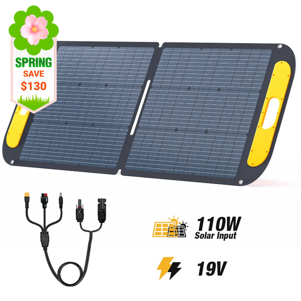 VTOMAN 110W Portable Solar Panel