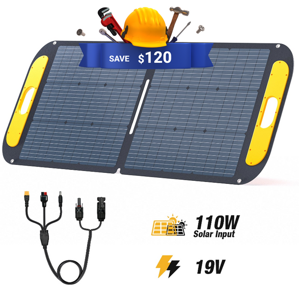 VTOMAN 110W Portable Solar Panel