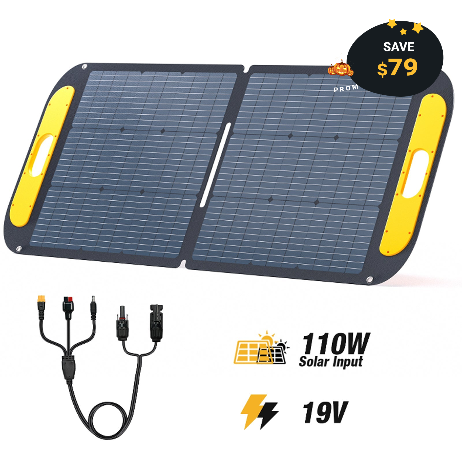 VTOMAN 110W Portable Solar Panel