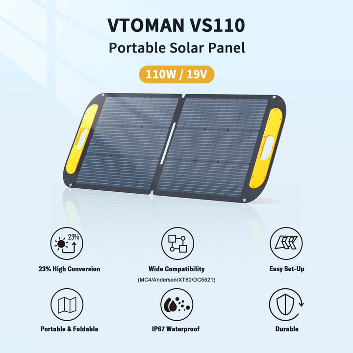 110w Solar Panel | 110 Watt Solar Panel | Vtoman – VTOMAN 110w Solar Panel | 110 Watt Solar Panel | Vtoman – VTOMAN