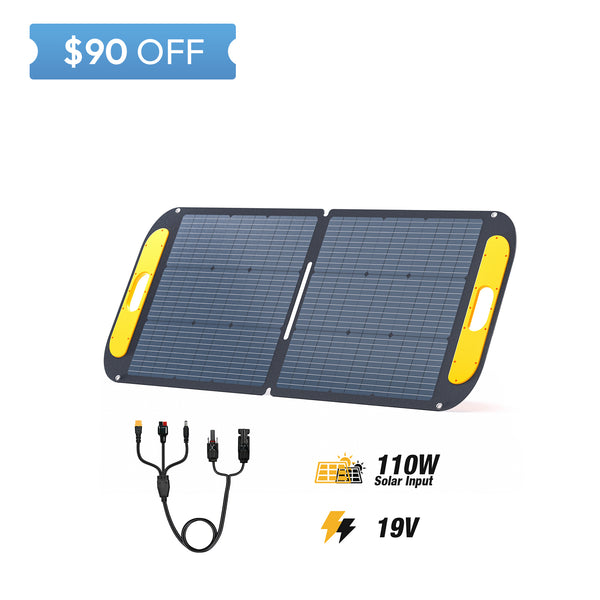 110W solar panel save $90 in summer sale