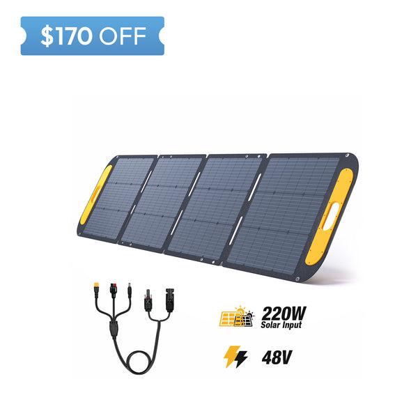 VS220 Pro solar panel save $170 in summer sale
