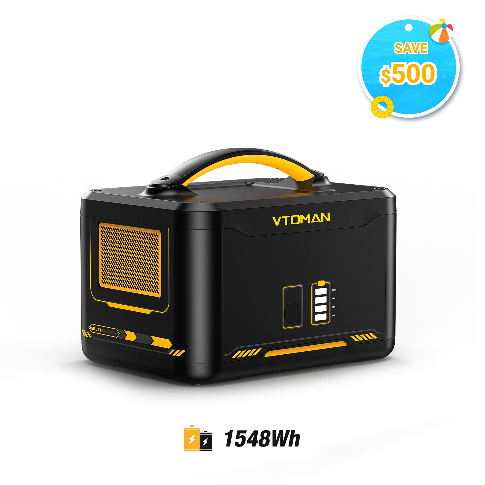 VTOMAN 1548Wh Extra Battery for Jump 1800/1500X