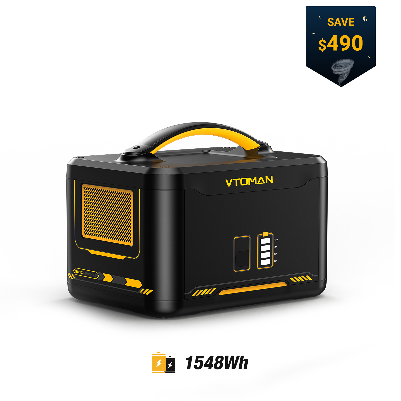 VTOMAN 1548Wh Extra Battery for Jump 1800/1500X