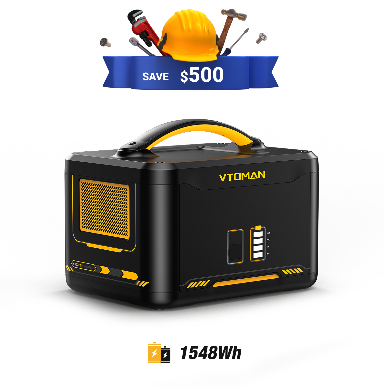 VTOMAN 1548Wh Extra Battery for Jump 1800/1500X