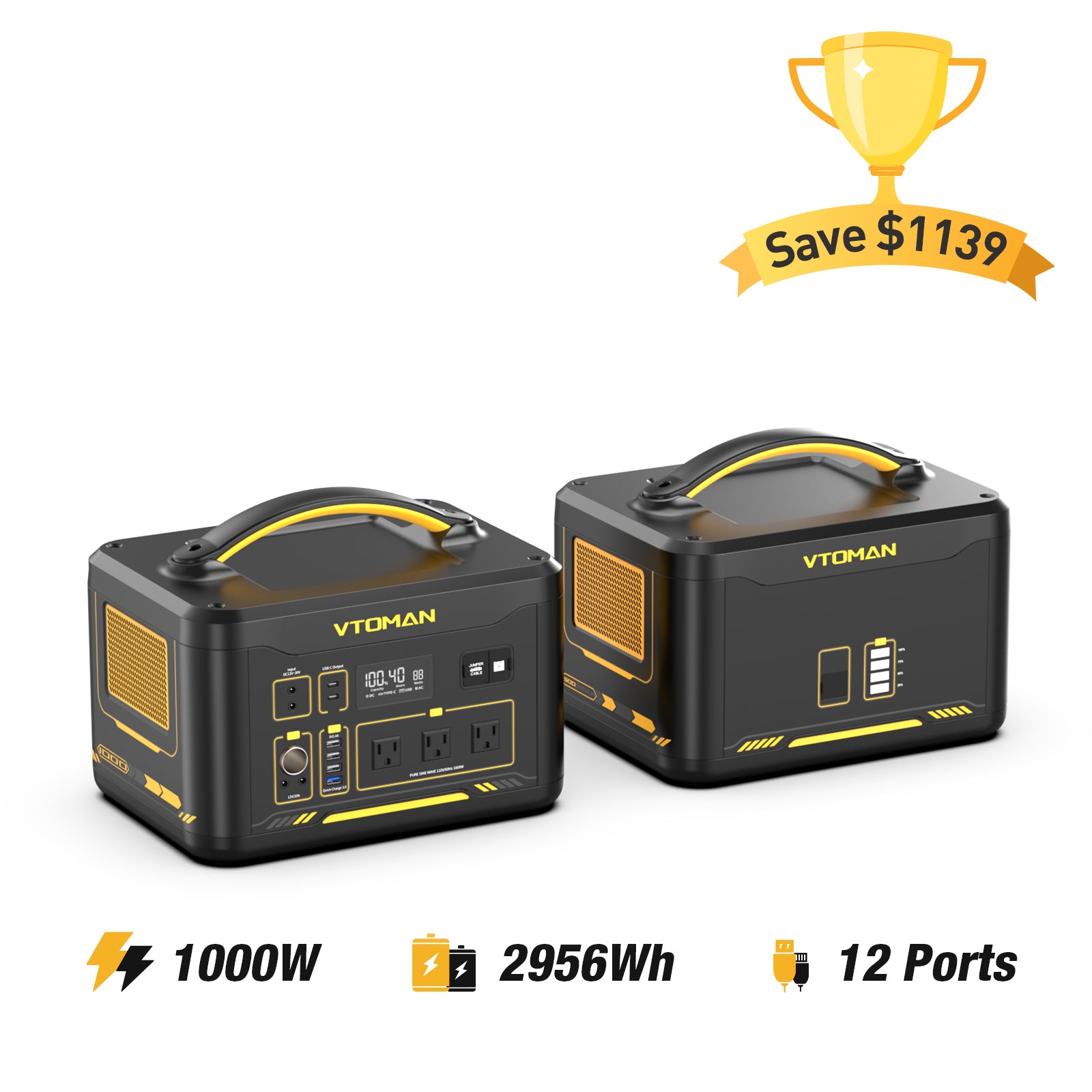 VTOMAN Jump 1548Wh Extra Battery