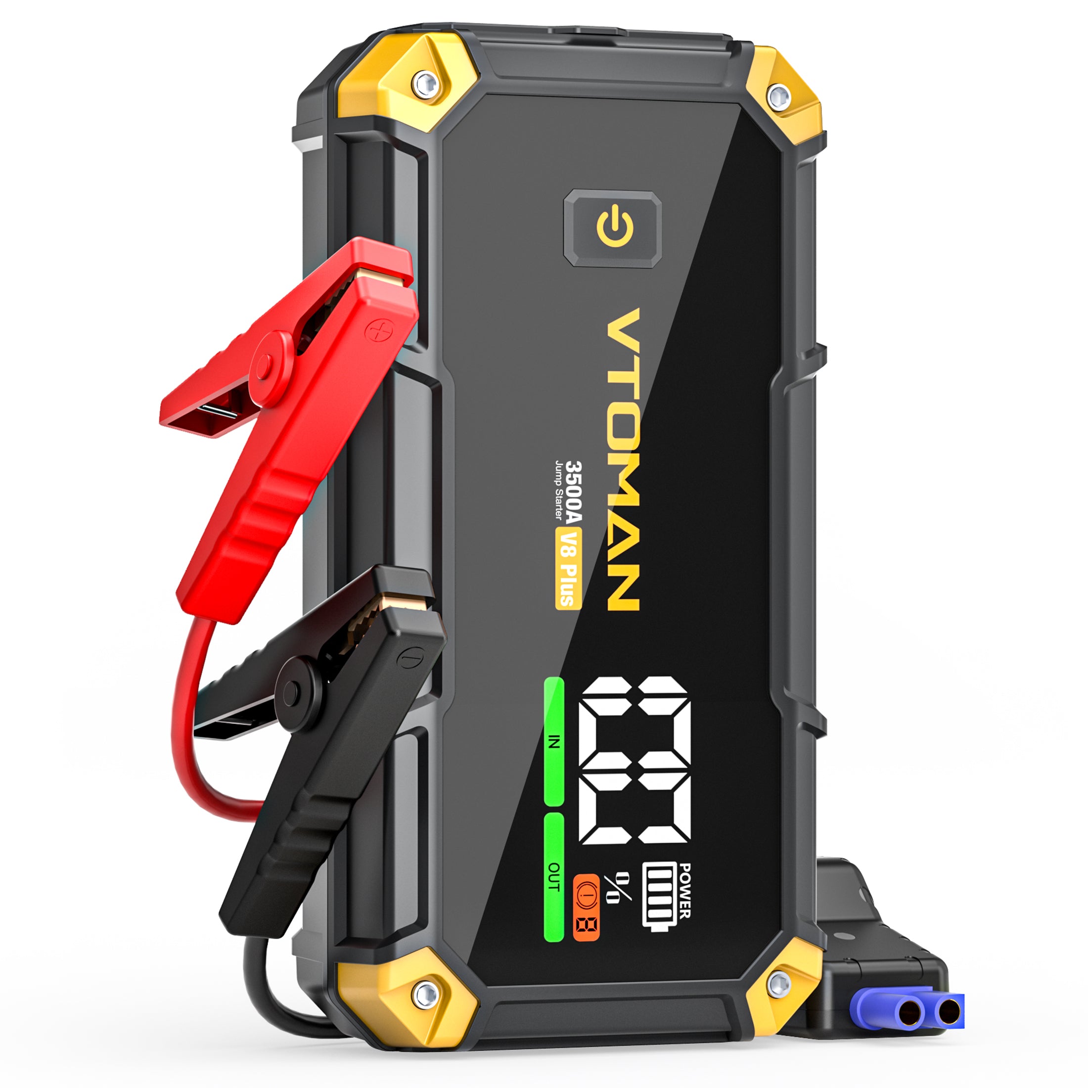 VTOMAN V8 Plus Car Jump Starter,3500A Peak 12V Lithium Battery Booster