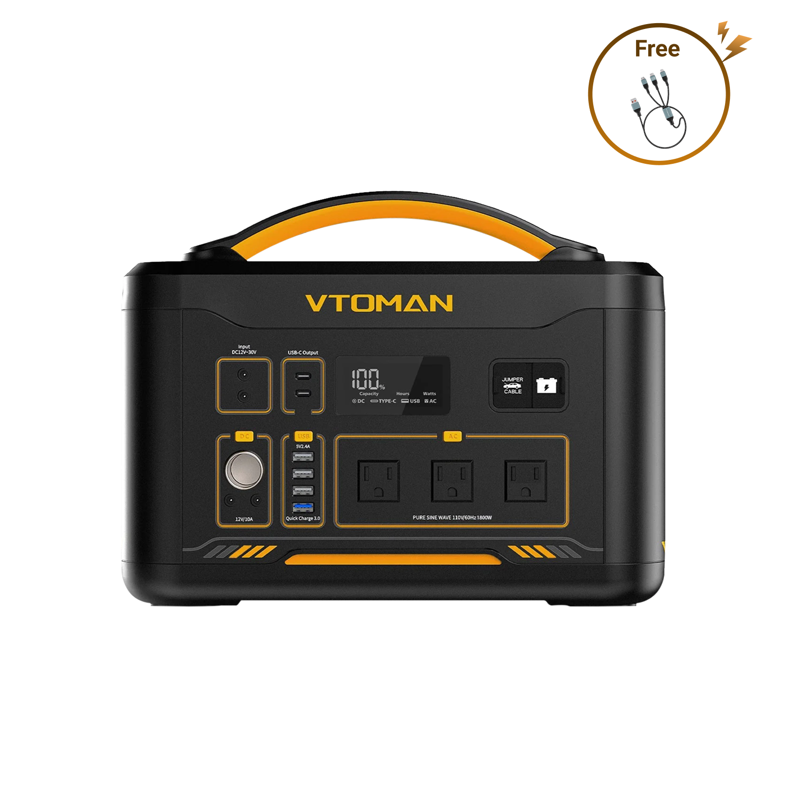 VTOMAN Jump 1800 Portable Power Station