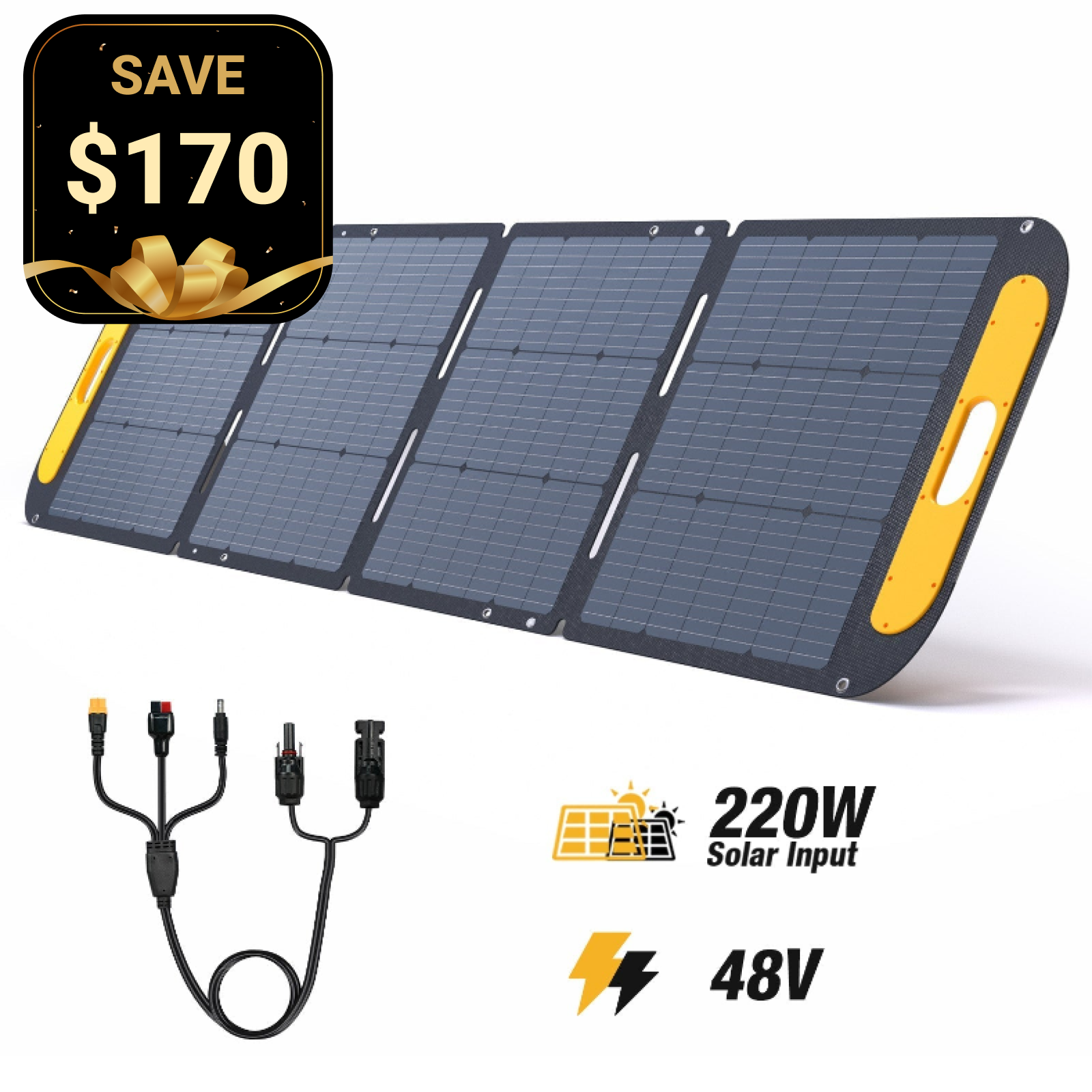 Panel solar portátil VTOMAN 220W Pro