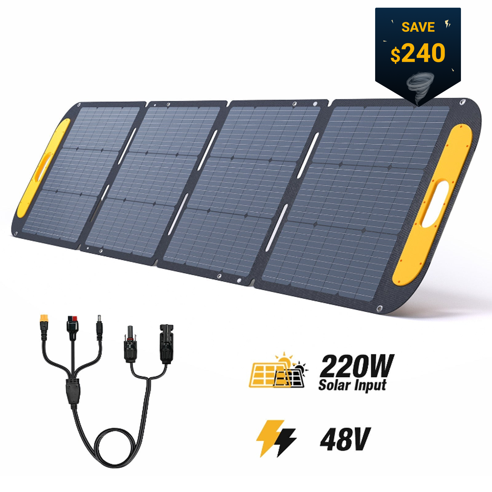 VTOMAN 220W Pro Portable Solar Panel