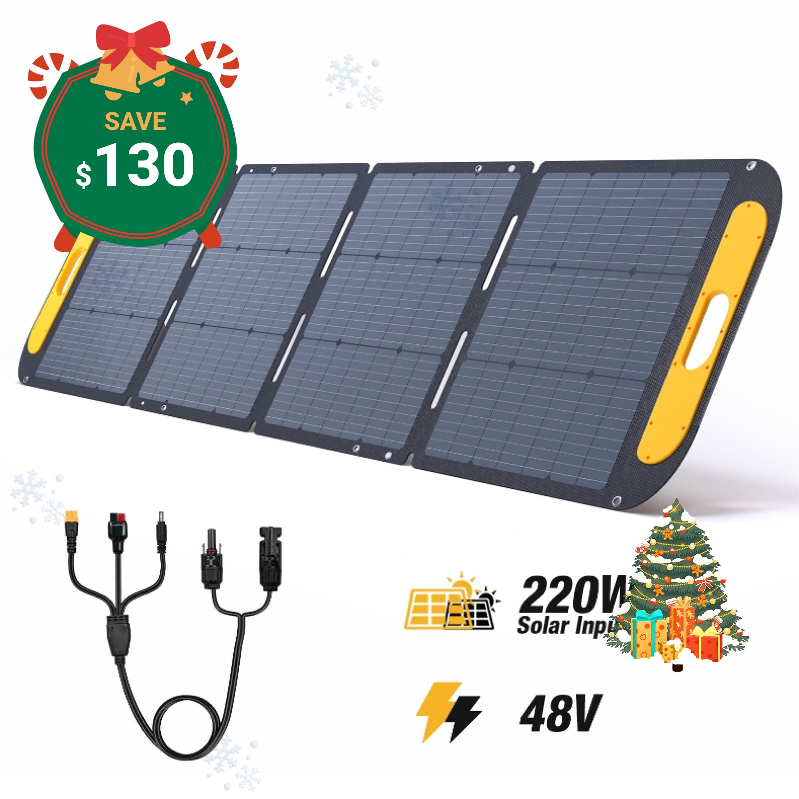 Panel solar portátil VTOMAN 220W Pro