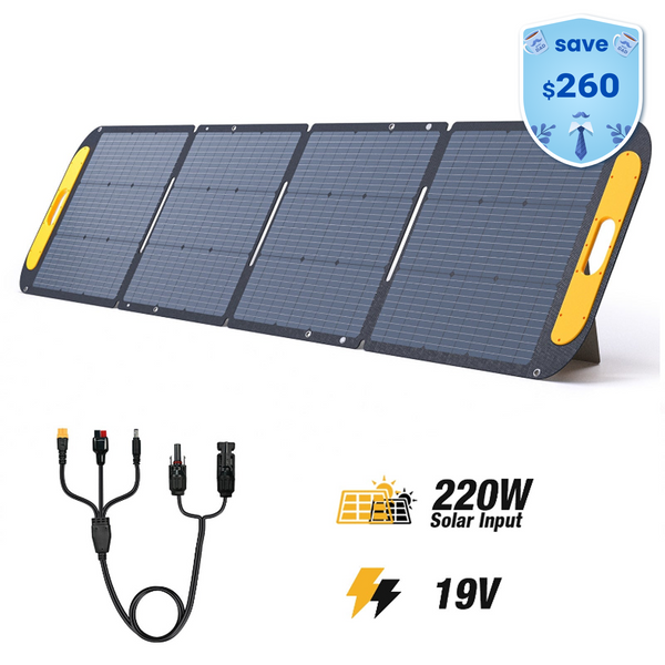 VTOMAN 220W Portable Solar Panel