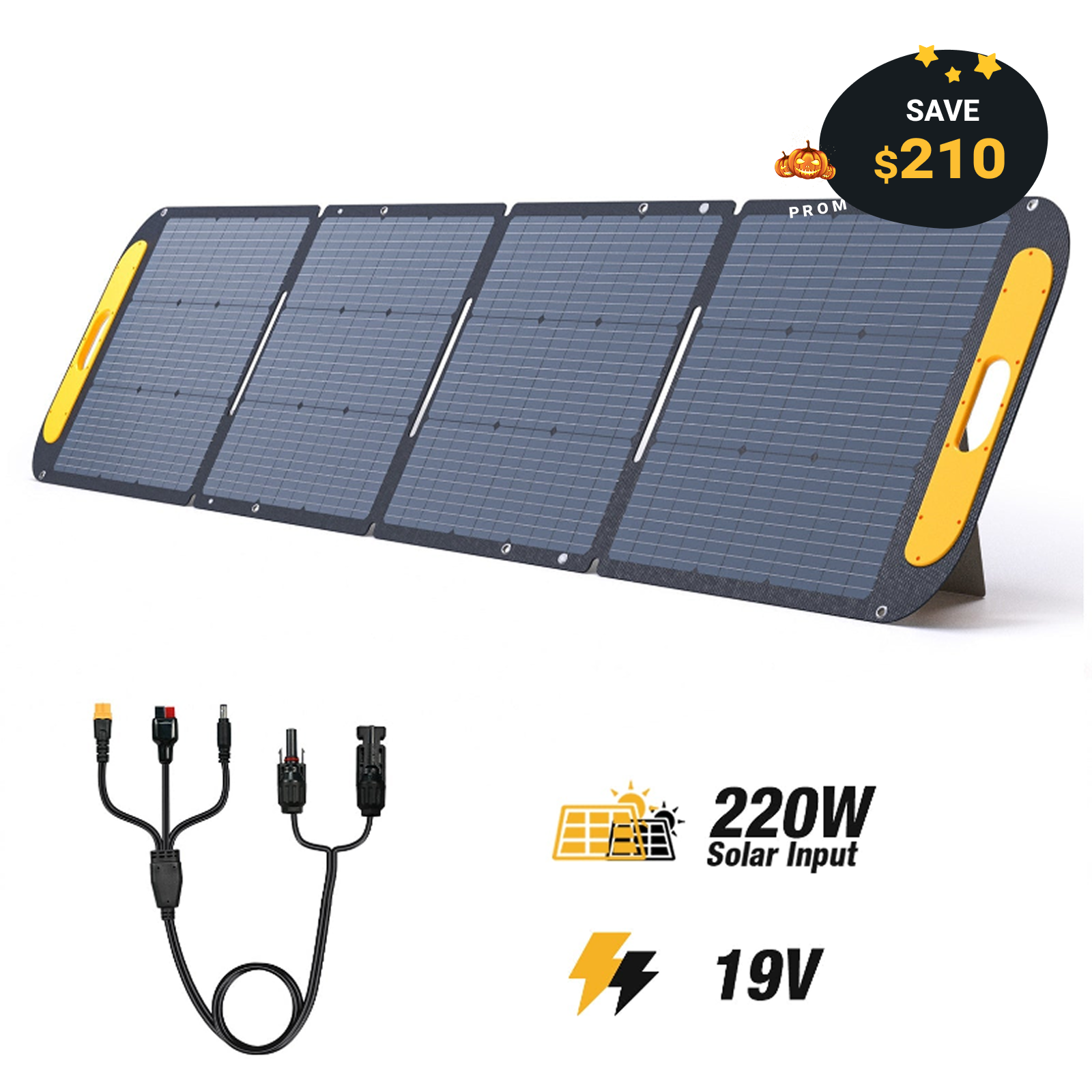 VTOMAN 220W Portable Solar Panel