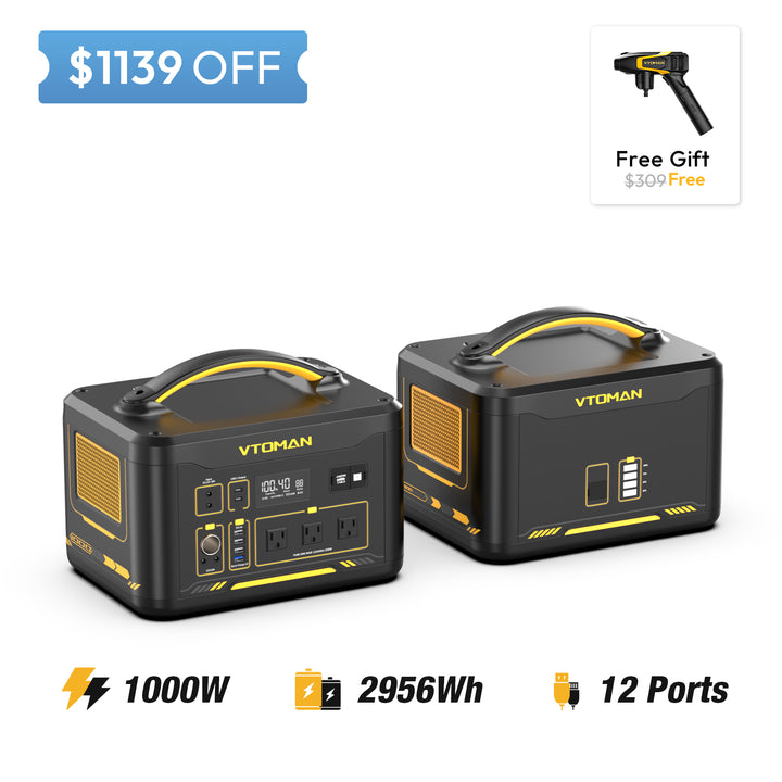 Jump 1000 and 1548wh extra battery save $1139 in summer sale