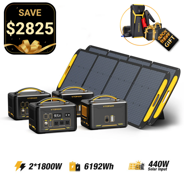 Jump 1800W/6192Wh 440W Solar Generator