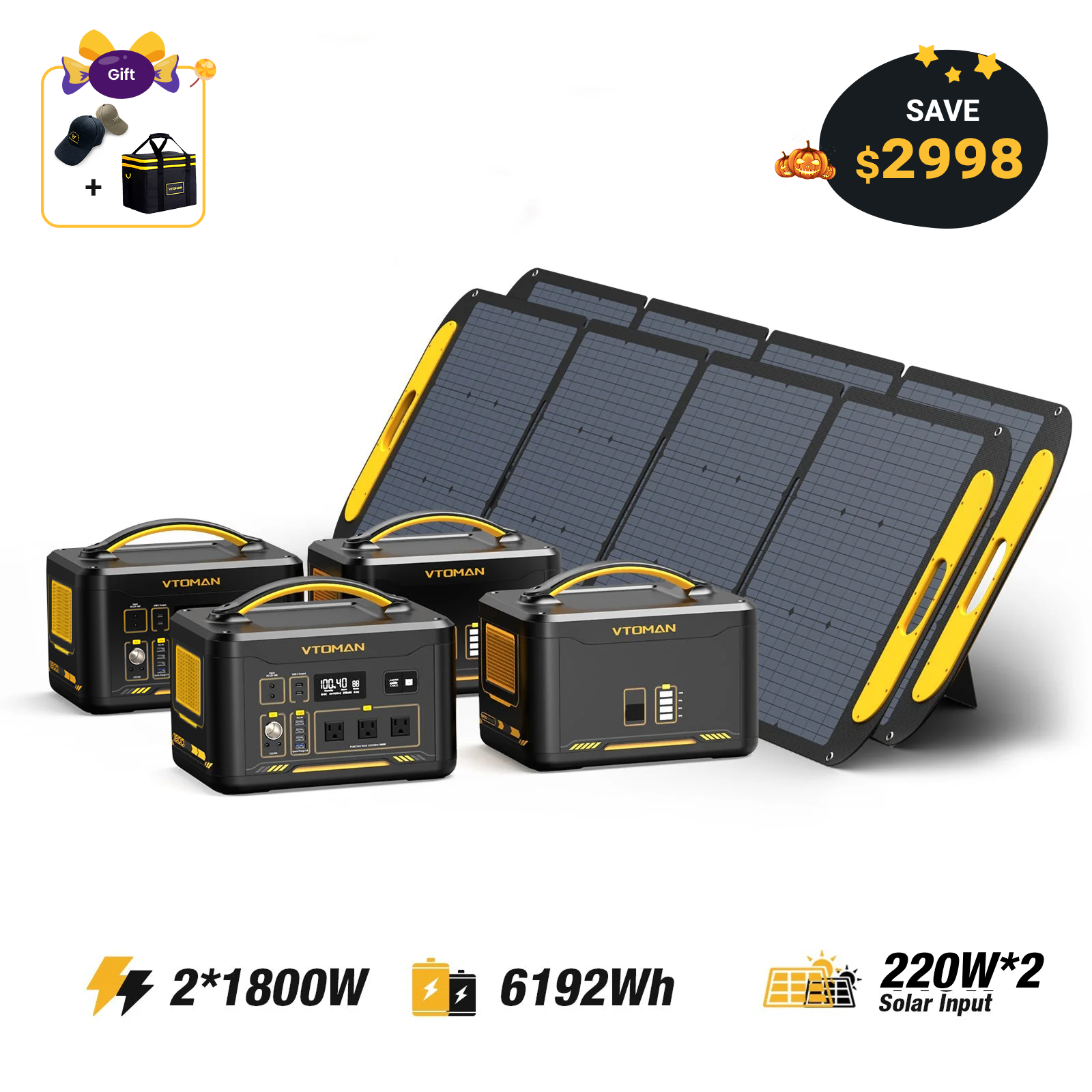 VTOMAN Jump 1800 Portable Power Station