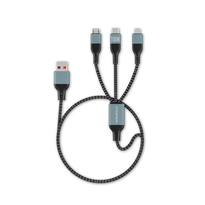 VTOMAN 3-in-1 100W Fast Charging Cable (US&CANADA)