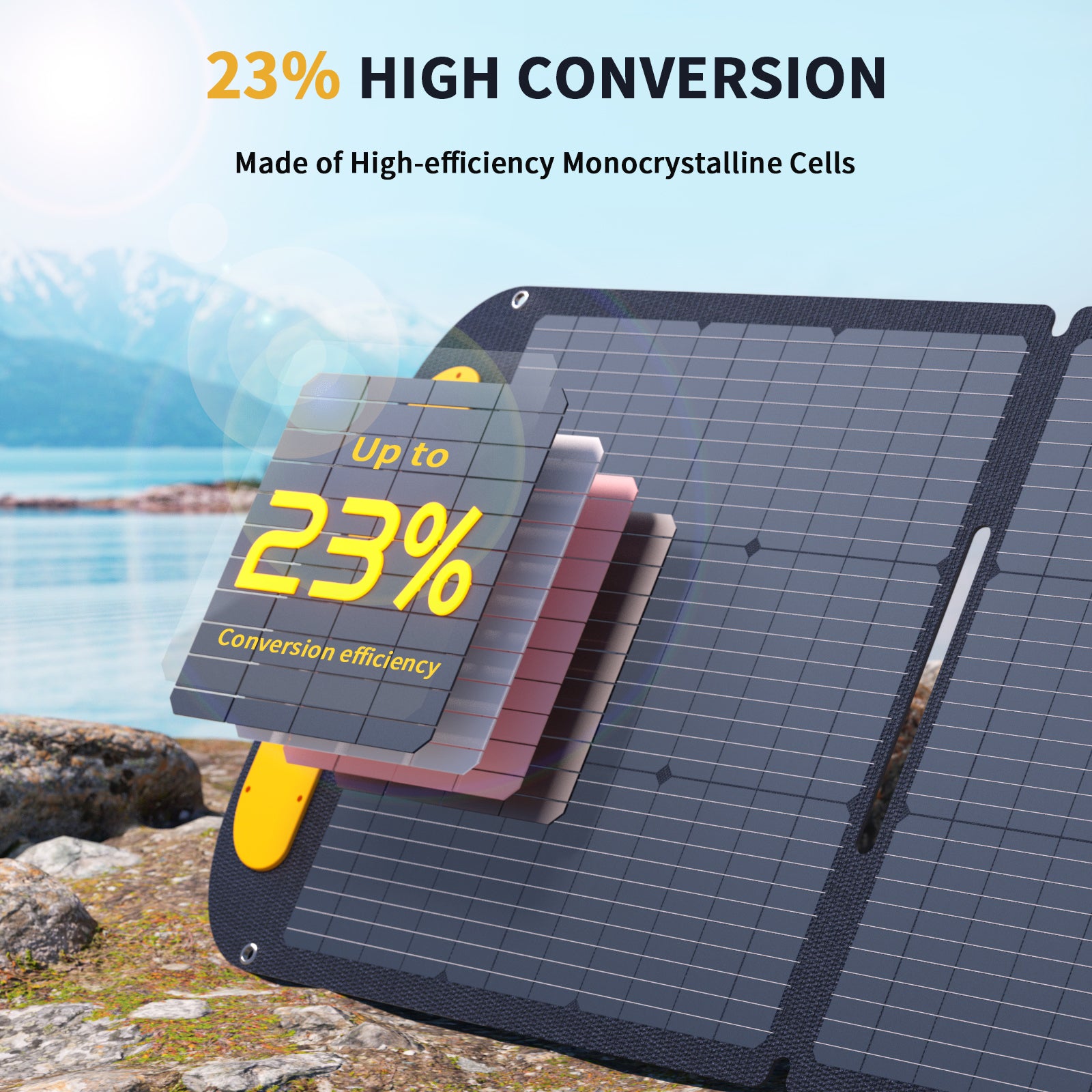 VTOMAN 220W Portable Solar Panel