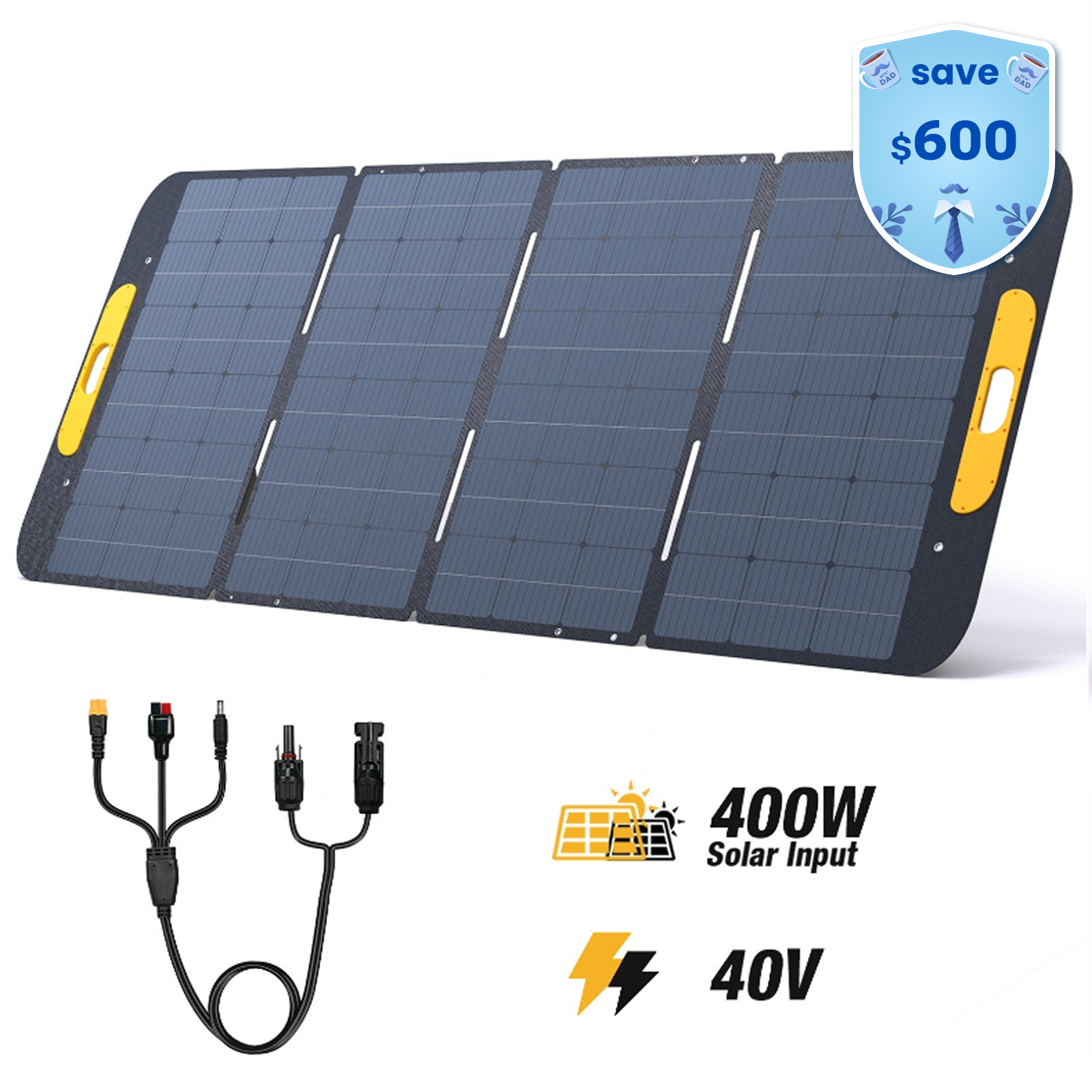 Paneles solares portátiles plegables VTOMAN 400W