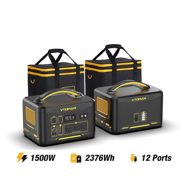 Jump1500X+Extra Battery+Two Carrying Case Bag