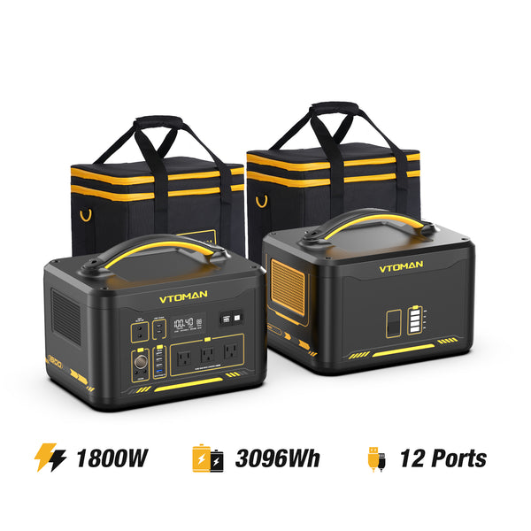 Jump1800+1548Wh Extra Battery+Two Carrying Case Bag