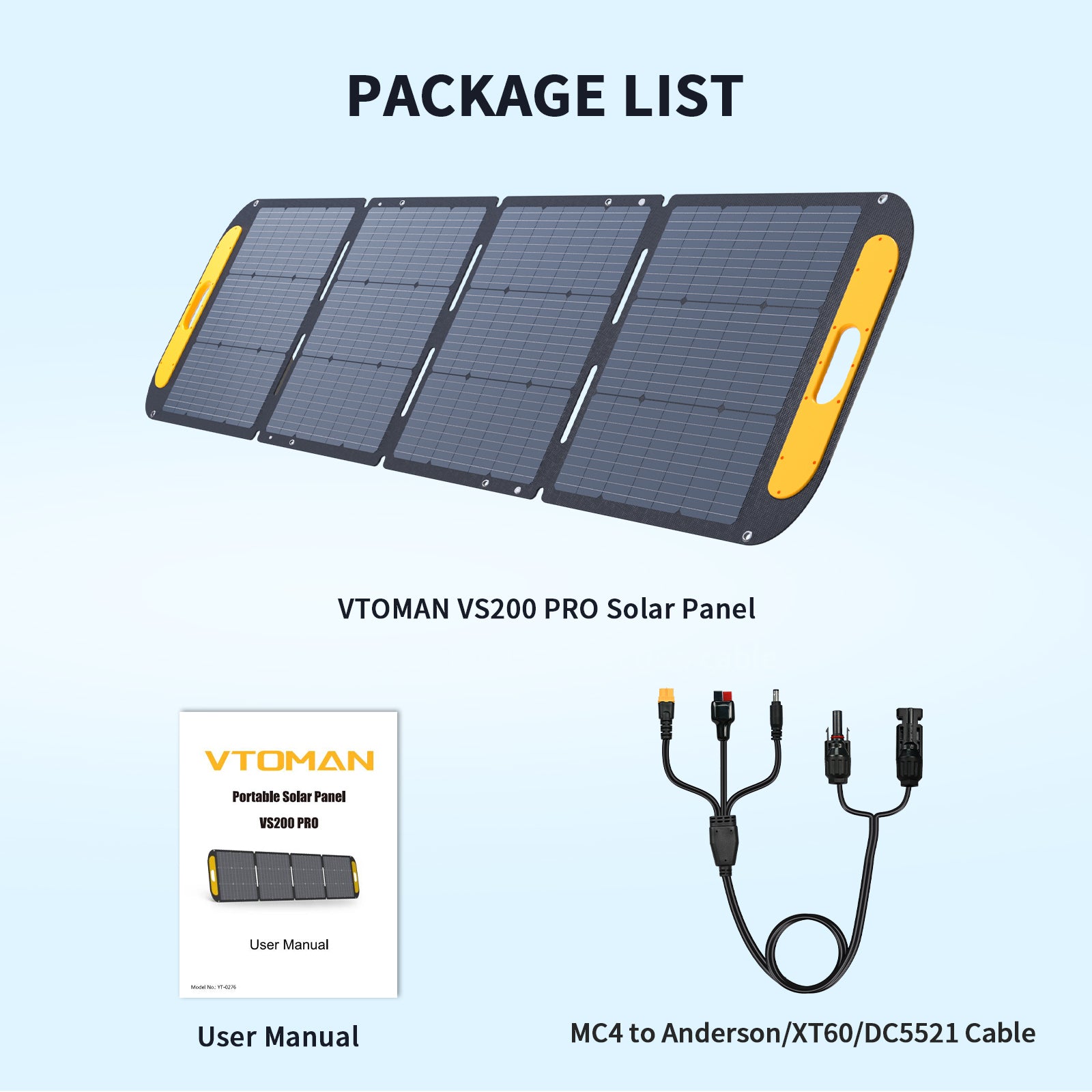 VTOMAN 200W Pro Portable Solar Panel