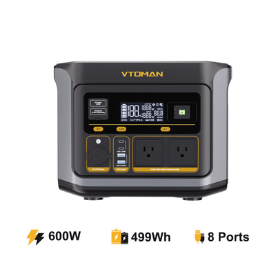 VTOMAN FlashSpeed 600 V-BEYOND™ Portable Power Station