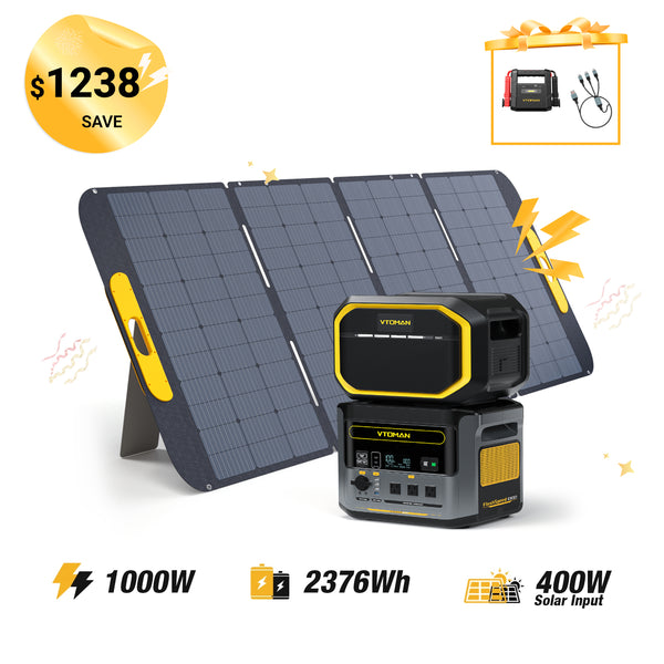 VTOMAN FlashSpeed 1000W/2376Wh 400W Solar Panel