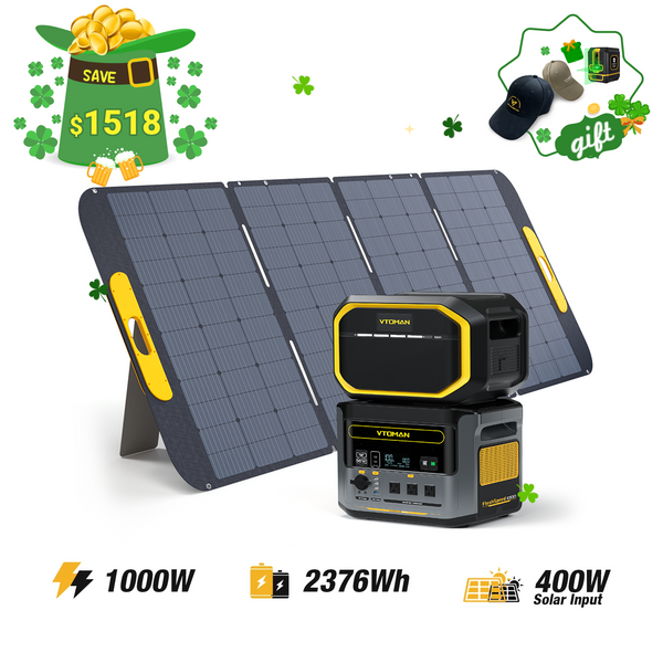 VTOMAN FlashSpeed 1000W/2376Wh 400W Solar Panel