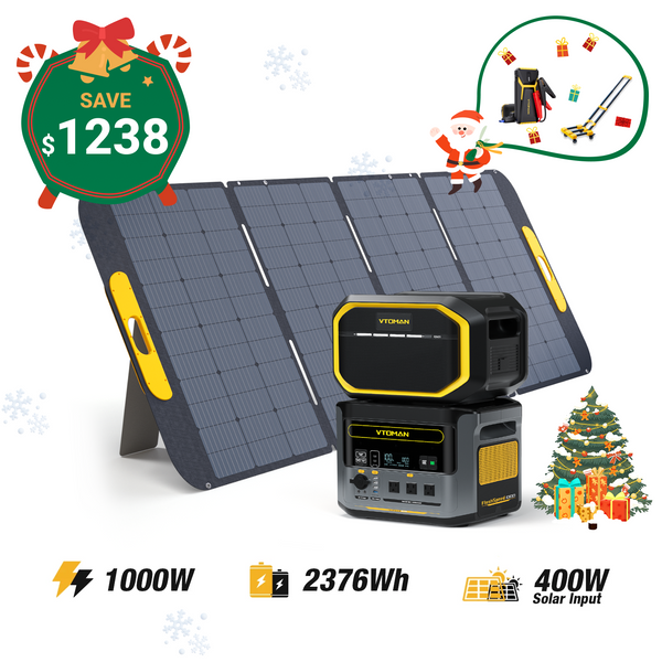 VTOMAN FlashSpeed 1000W/2376Wh 400W Solar Panel