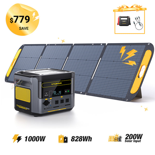 FlashSpeed 1000 with 200W Solar Panel