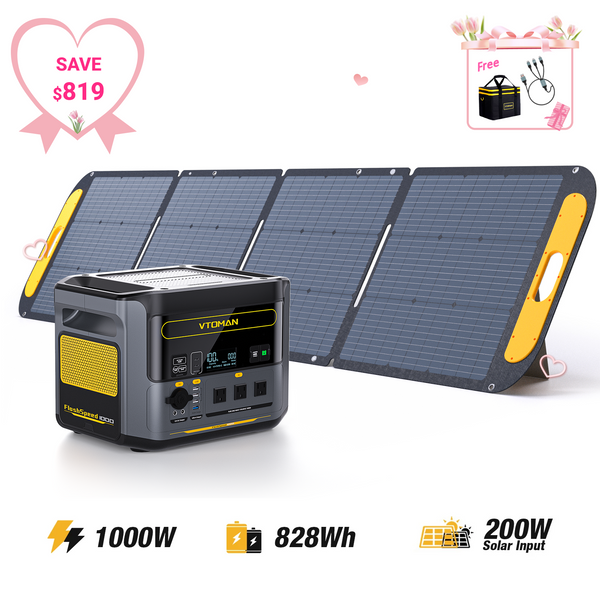 Generador solar FlashSpeed ​​1000W/828Wh 220W