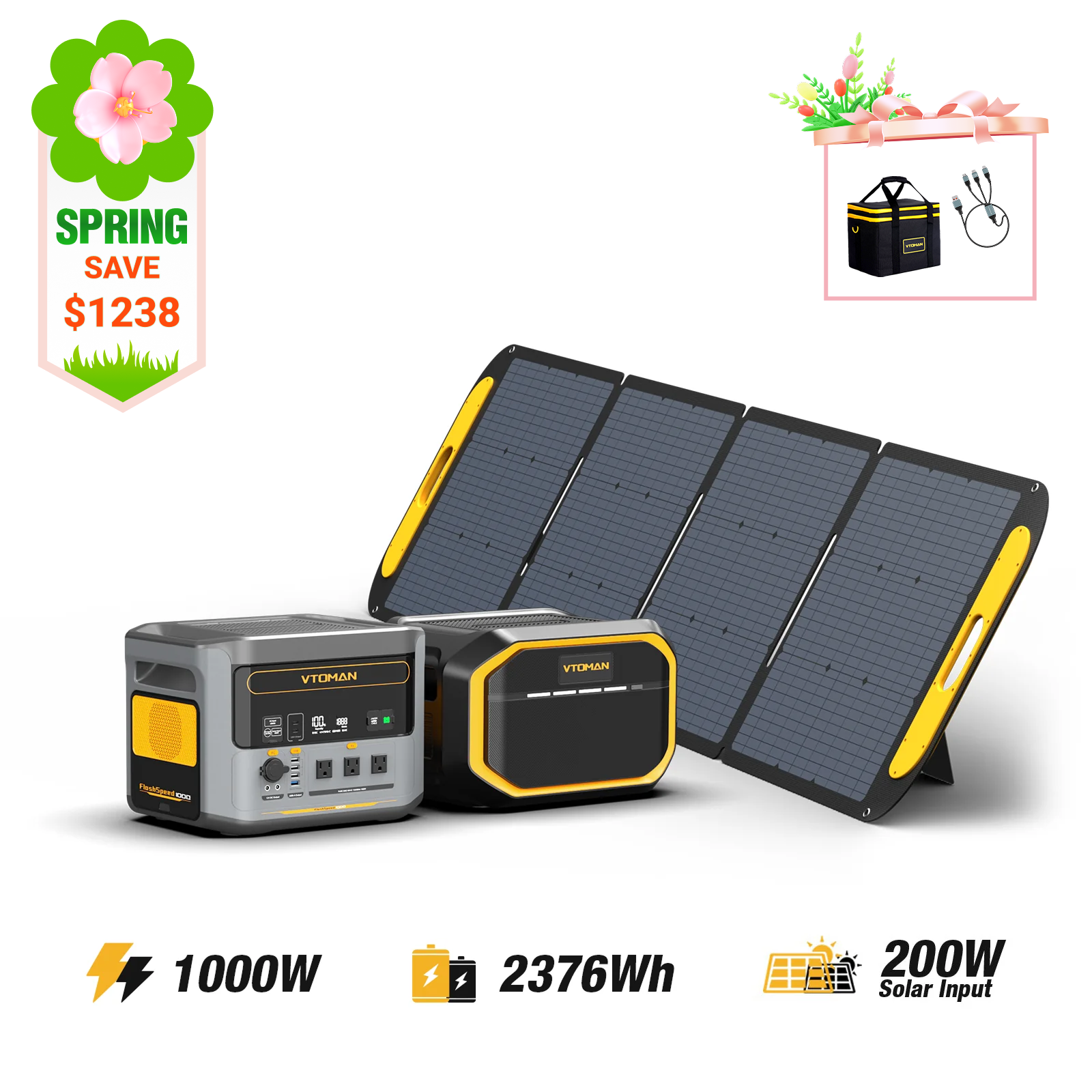 VTOMAN FlashSpeed 1000 Power Station