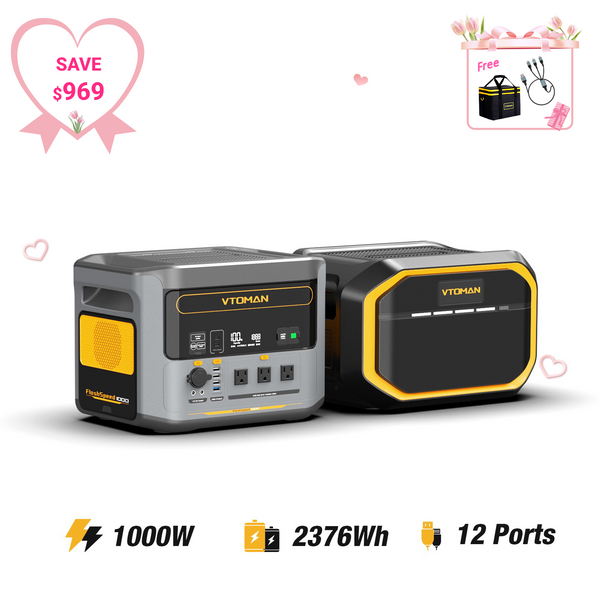 Paquete FlashSpeed ​​1000 + batería adicional de 1548 Wh