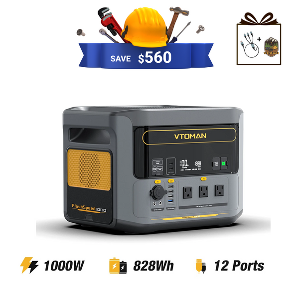 VTOMAN FlashSpeed 1000 Portable Power Station
